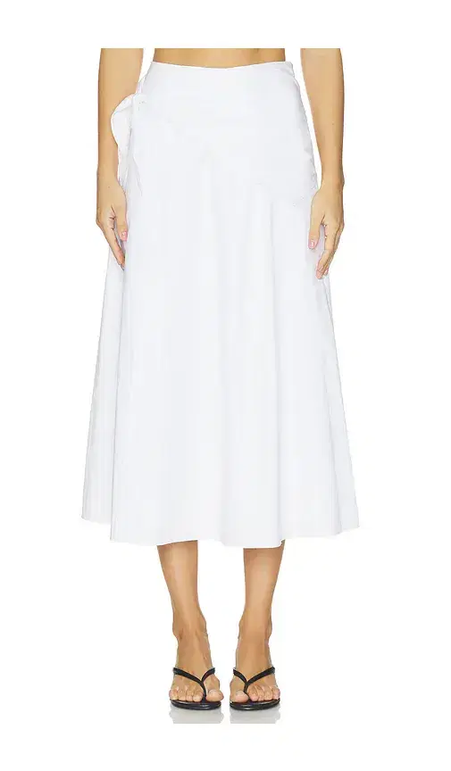 Vince Scarf Tie Skirt