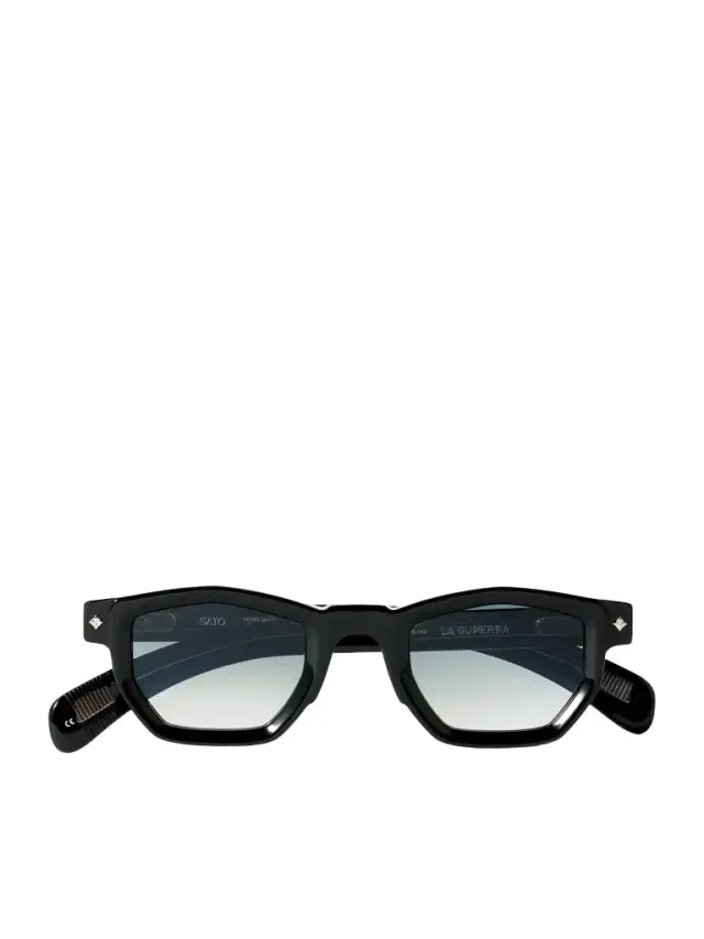 Sato La Superba Hexagon-Frame Acetate Sunglasses - Men