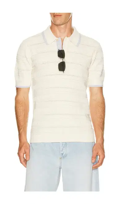 Scotch & Soda Structured Knitted Regular Fit Polo | Thumbnail 1