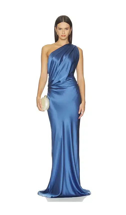 Draped One Shoulder Gown Draped One Shoulder Gown