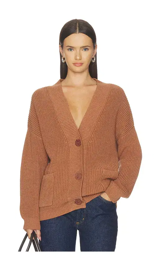 525 America Celeste Relaxed Pocket Cardigan