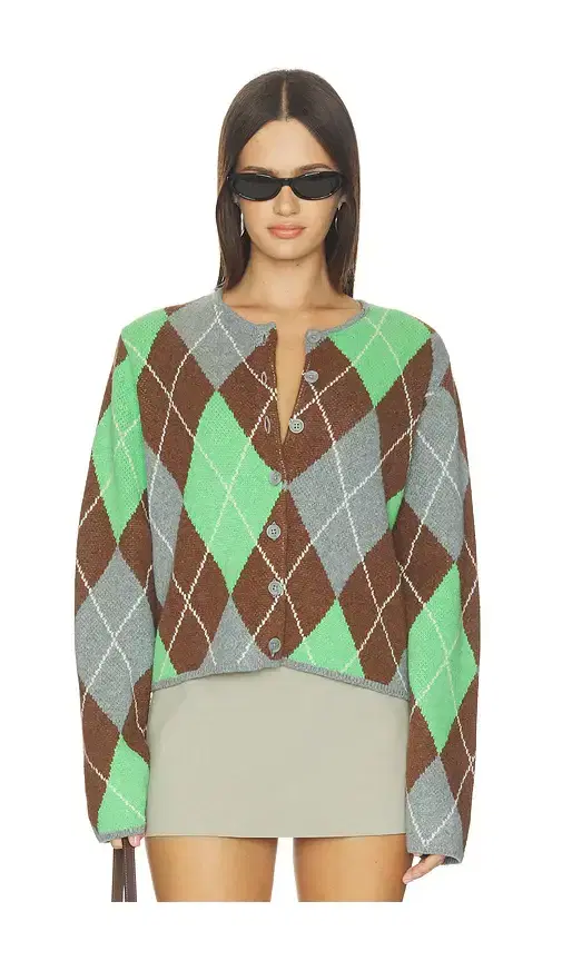 ALIGNE Aggie Merino Argyle Cardigan