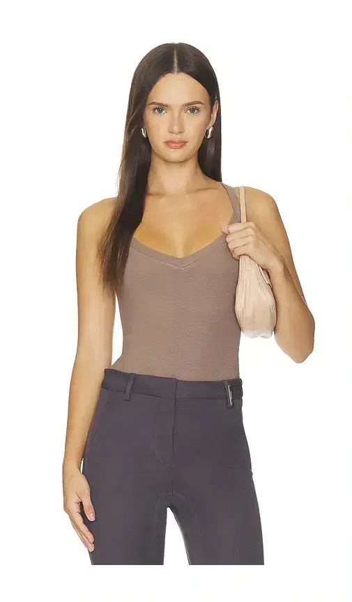 L'AGENCE Wrenna Racerback Bodysuit