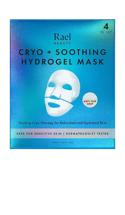 Rael Cryo + Soothing Hydrogel Mask 4 Count