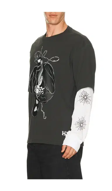 HUF x Spider-Man Web Long Sleeve Double Layer Top | Thumbnail 2