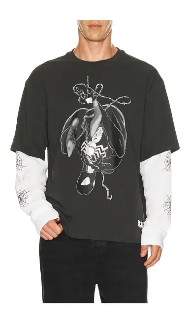 HUF x Spider-Man Web Long Sleeve Double Layer Top | Thumbnail 1