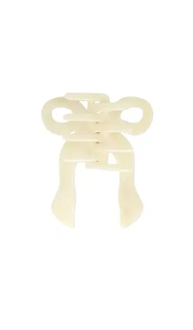 Solar Eclipse Hand-Painted Bride Coquette Claw Hair Clip | Thumbnail 2