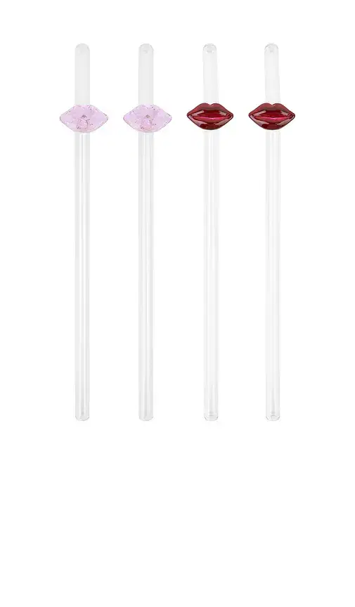 Lepel Club Set Of Lip Straws