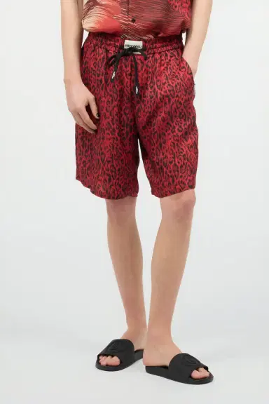 Roberto Cavalli Shorts With Jaguar Skin Print | Thumbnail 2