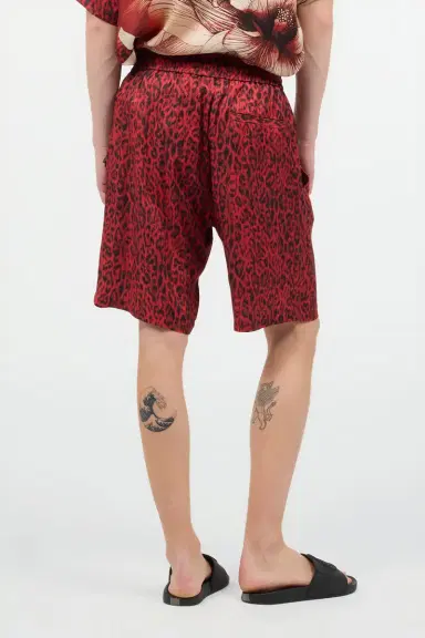 Roberto Cavalli Shorts With Jaguar Skin Print | Thumbnail 3
