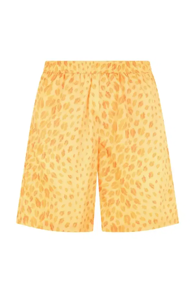 Roberto Cavalli The Jaguar Kiss Print Bermuda Swim Shorts