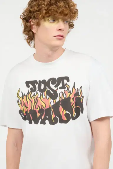 Roberto Cavalli T-Shirt With Front Logo Print | Thumbnail 4