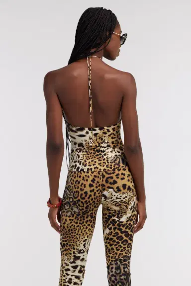 Roberto Cavalli Top with Jaguar Skin print | Thumbnail 3