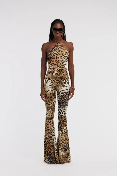 Roberto Cavalli Top with Jaguar Skin print | Thumbnail 5