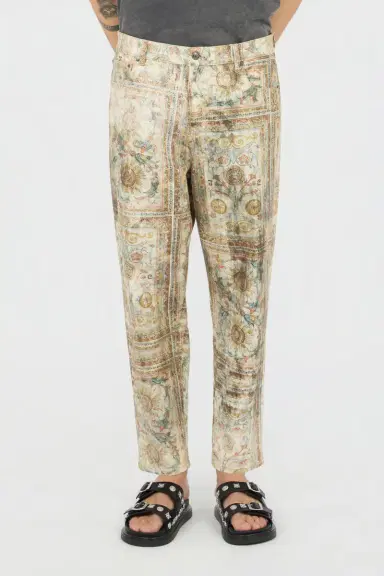 Roberto Cavalli Persian Tarot Print Jeans | Thumbnail 2