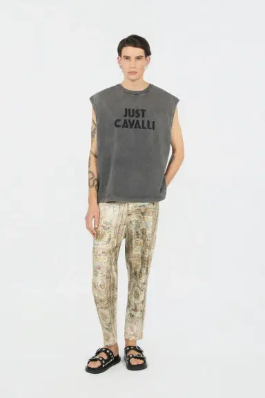 Roberto Cavalli Persian Tarot Print Jeans | Thumbnail 6