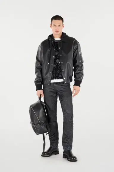 Roberto Cavalli Sweater With Plush Brocade Pattern | Thumbnail 7