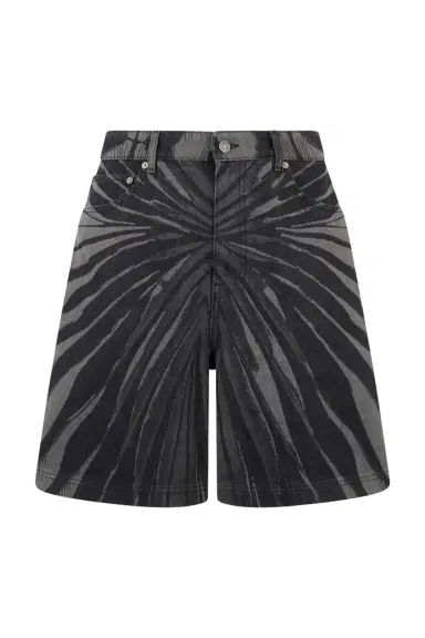 Roberto Cavalli Ray Of Gold Print Bermuda Shorts | Thumbnail 1