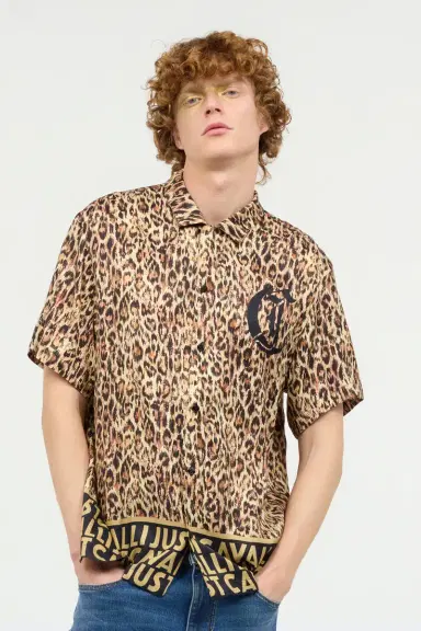 Roberto Cavalli Jaguar Skin Shirt With JC Monogram | Thumbnail 2