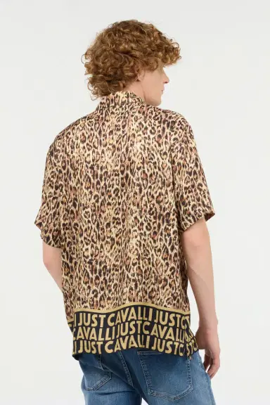 Roberto Cavalli Jaguar Skin Shirt With JC Monogram | Thumbnail 3