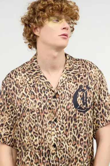 Roberto Cavalli Jaguar Skin Shirt With JC Monogram | Thumbnail 5
