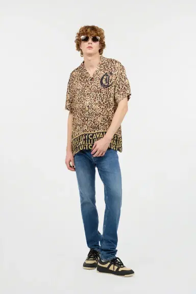 Roberto Cavalli Jaguar Skin Shirt With JC Monogram | Thumbnail 7