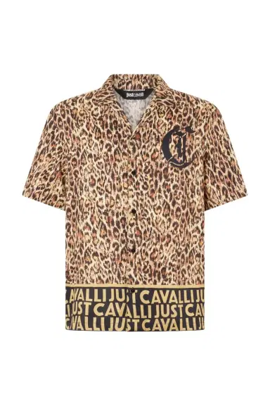 Roberto Cavalli Jaguar Skin Shirt With JC Monogram | Thumbnail 1