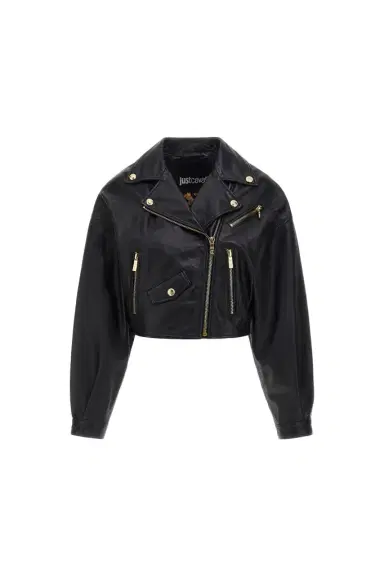Roberto Cavalli Just Cavalli leather bomber jacket | Thumbnail 1