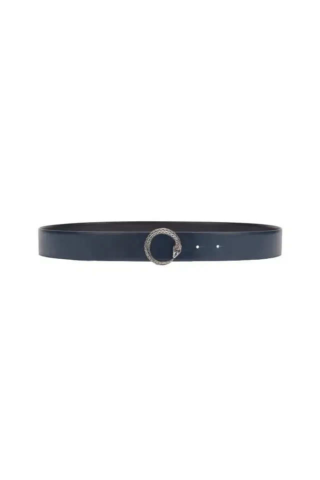 Roberto Cavalli Belt With Snake Buckle