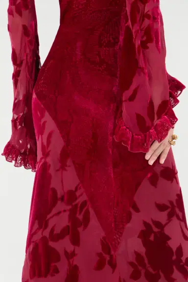 Roberto Cavalli Long Skirt With Rose And Python Pattern | Thumbnail 6
