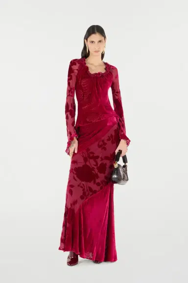 Roberto Cavalli Long Skirt With Rose And Python Pattern | Thumbnail 7