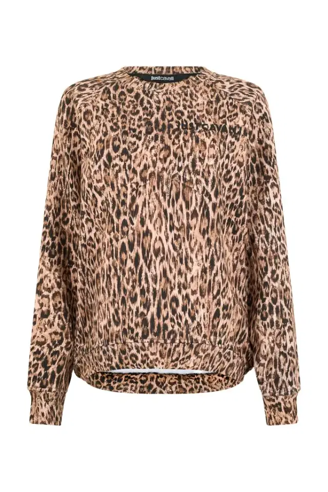 Roberto Cavalli Leopard print sweatshirt