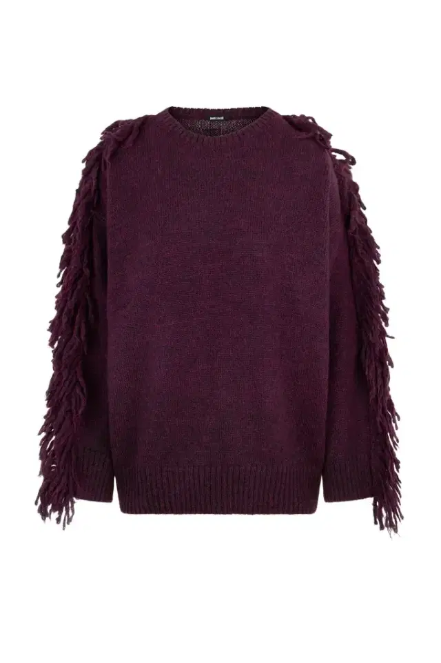 Roberto Cavalli Burgundy Sweater