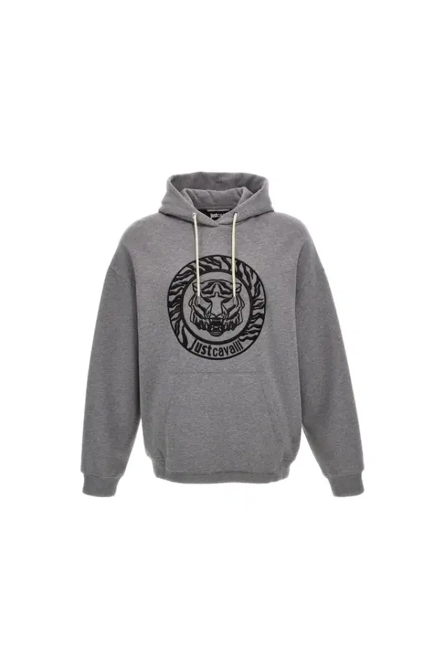 Roberto Cavalli Just Cavalli Tiger Logo Front-Pocket Sweatshirt