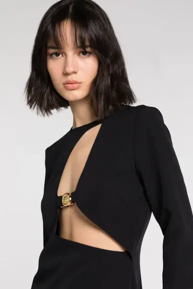 Roberto Cavalli Just Cavalli Cut-Out Mini Dress | Thumbnail 4 Roberto Cavalli Just Cavalli Cut-Out Mini Dress | Thumbnail 4