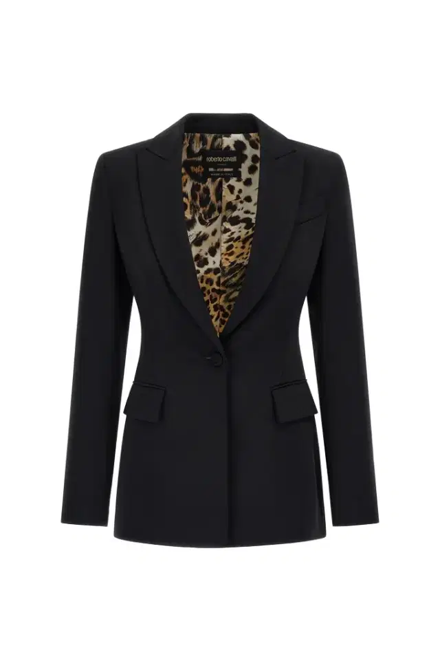 Roberto Cavalli One button blazer