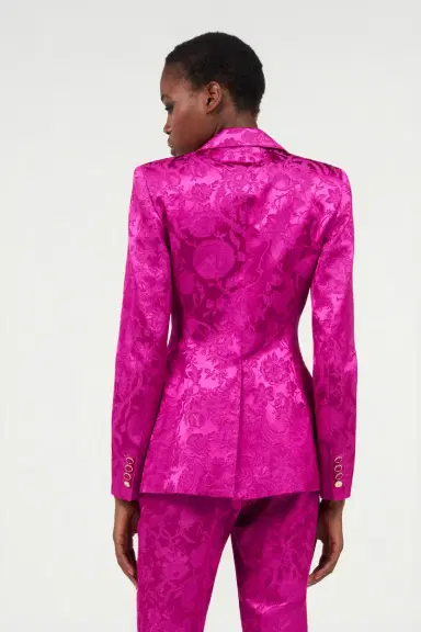 Roberto Cavalli Blazer in Florentine Flowers jacquard pattern | Thumbnail 3