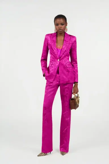 Roberto Cavalli Blazer in Florentine Flowers jacquard pattern | Thumbnail 7