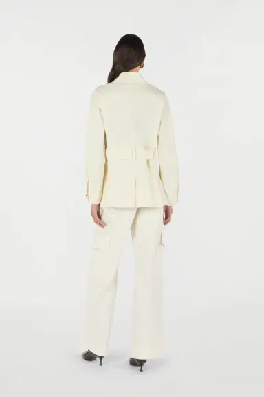 Roberto Cavalli Jacket With belt And Python Pattern | Thumbnail 3