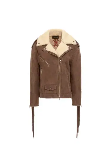 Roberto Cavalli Biker Jacket with Fringe | Thumbnail 1