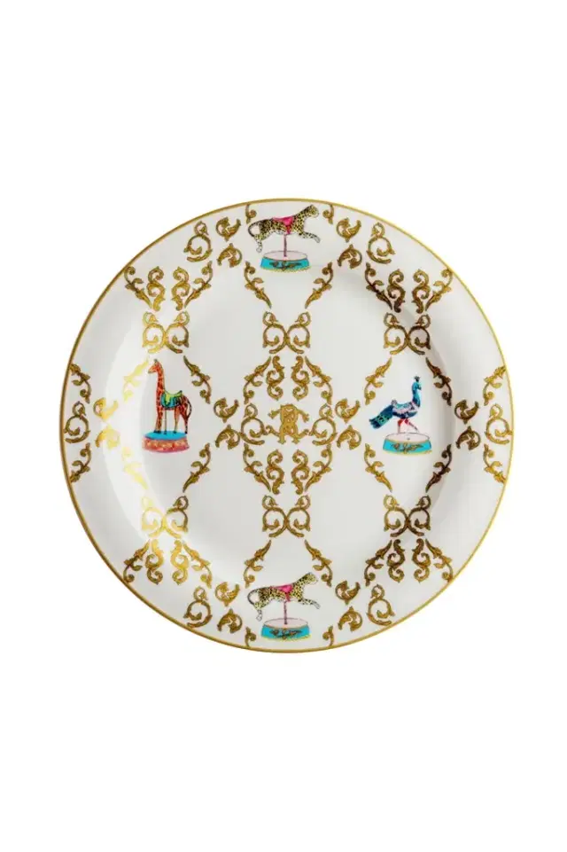 Roberto Cavalli Filigree-Print Dinner Set
