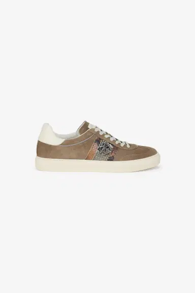 Roberto Cavalli Sneakers in Suede with Python Print | Thumbnail 2