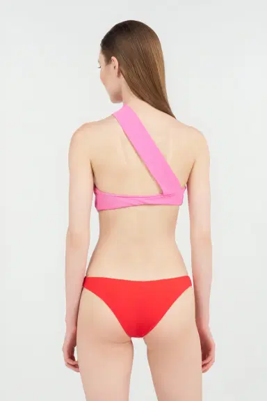 Roberto Cavalli Asymmetrical One-Piece Swimsuit with Jewel Detail | Thumbnail 3