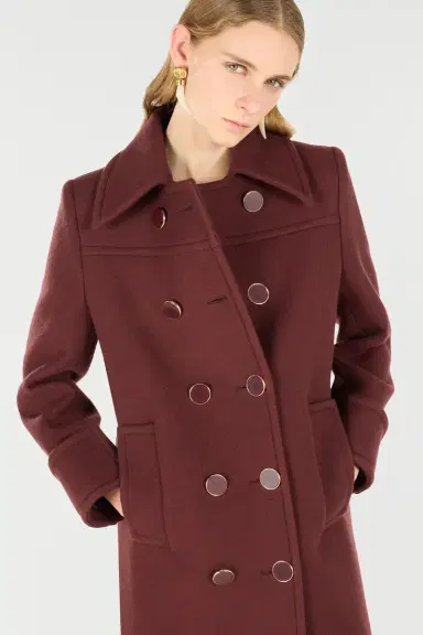 Roberto Cavalli Double-Breasted Wool Coat | Thumbnail 5