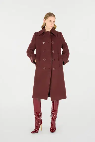 Roberto Cavalli Double-Breasted Wool Coat | Thumbnail 7