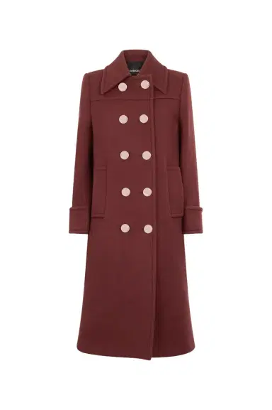 Roberto Cavalli Double-Breasted Wool Coat | Thumbnail 1