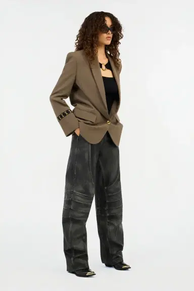 Roberto Cavalli Black Ribbed Cut-Out Sweater | Thumbnail 2