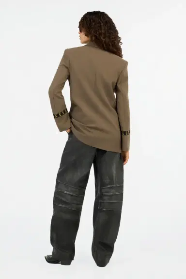 Roberto Cavalli Black Ribbed Cut-Out Sweater | Thumbnail 3
