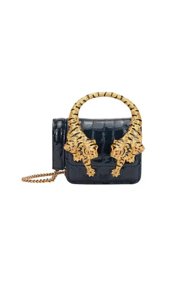 Roberto Cavalli Crocodile-Effect Roar Phone Case