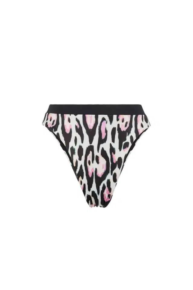 Roberto Cavalli Jaguar-print bikini bottoms